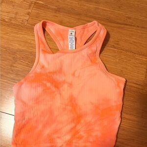 Lululemon Orange Tank Top